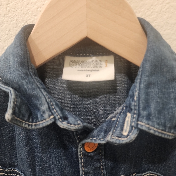 GYMBOREE DENIM JUMPER 3T - Picture 2 of 4